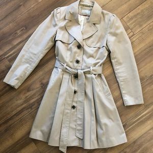 Taupe Trench Coat